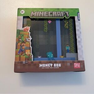 NEW Minecraft money box green with box